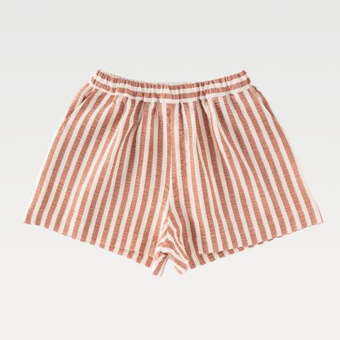 Atelier Parsmei Brown Stripes Rivera Shorts