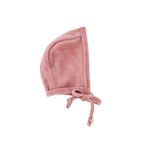 Lil Legs Rose Velour Wrap Bonnet