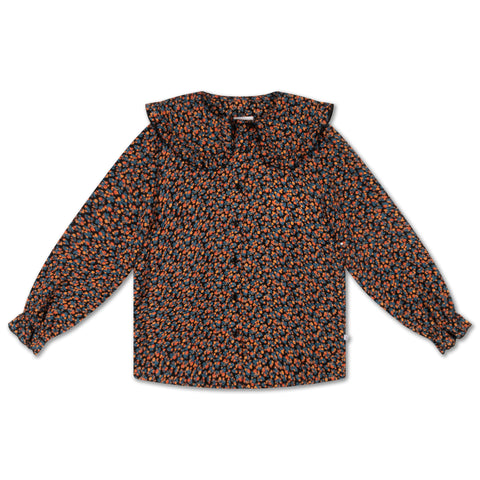 Repose Mini Pop Flowers Collar Blouse