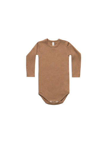 Quincy Mae Copper Ribbed Onesie Legging Set