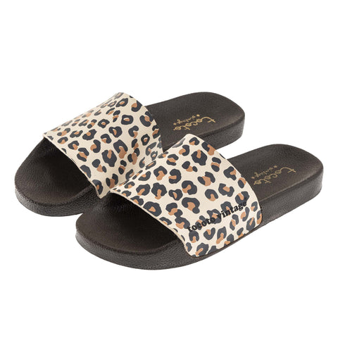 Tocoto Vintage Animal Print Chancla Slides