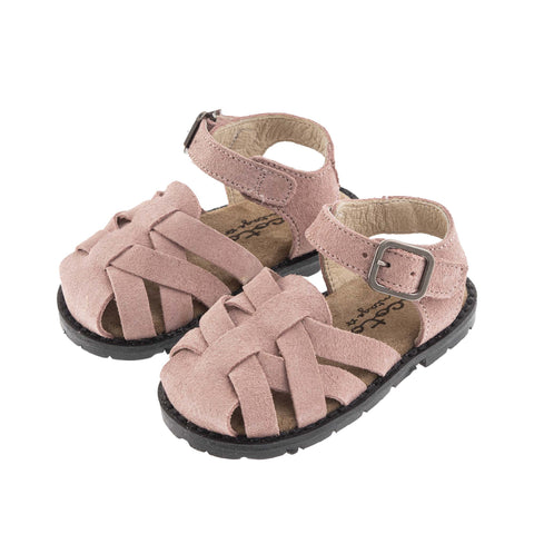 Tocoto Vintage Pink Soft Leather Sandals