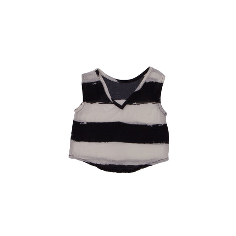 Noe & Zoe Black Stripes XL Top