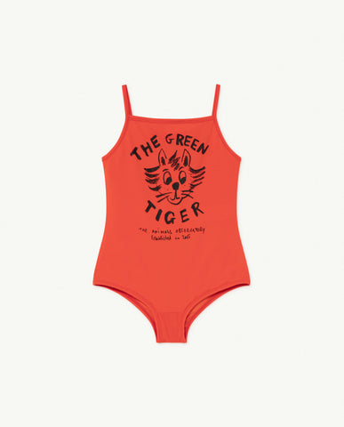 TAO Octopus Kids Red Tiger Swimsuit