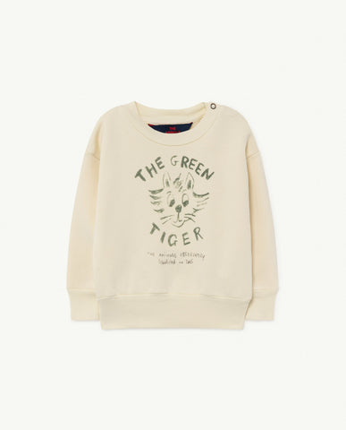 TAO Bear White Tiger Baby Sweatshirt