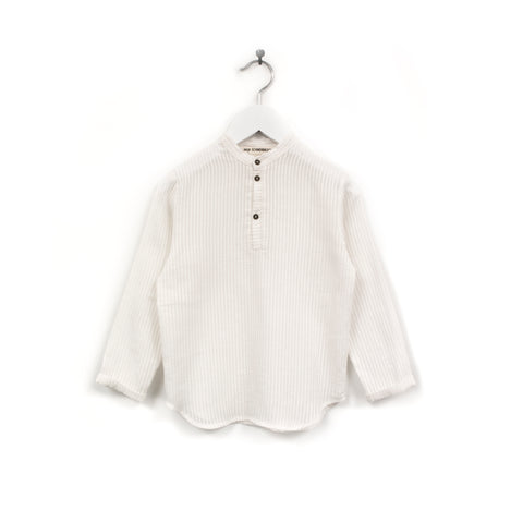 Anja Schwerbrock Seta Ivory Stripes Shirt