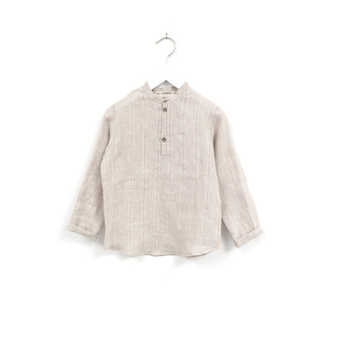 Anja Schwerbrock Seta Beige Stripes Shirt