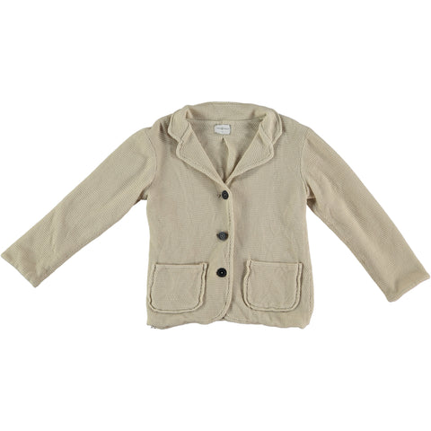 Violeta Beige Knit Blazer