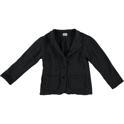 Violeta Black Knit Blazer
