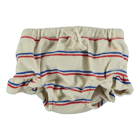 Bonmot Ivory Bistripe Terry Frill Bloomer