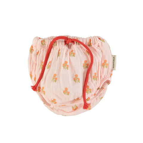 Piupiuchick Light Pink with Flowers Baby Shortie