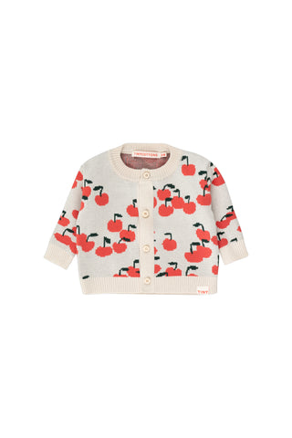 Tinycottons Cherries Baby Cardigan