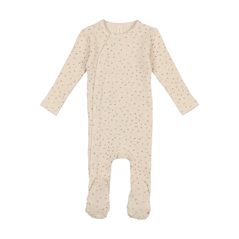 Lilette Garden Side Snap Rib Footie