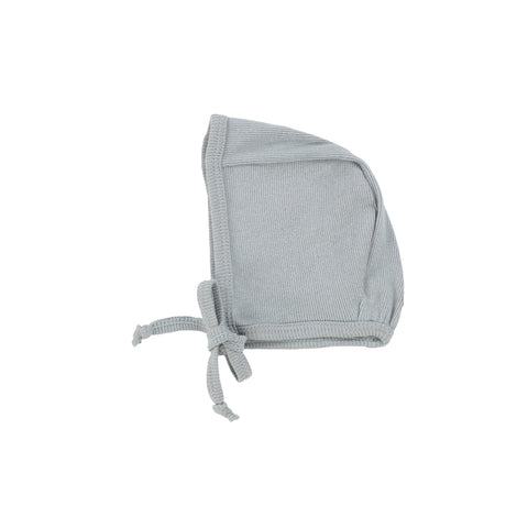 Lil Legs Soft Blue Collared Bonnet