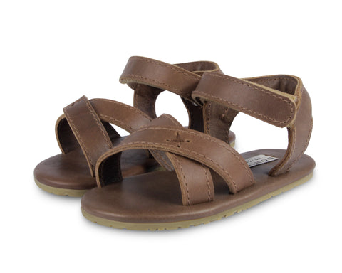 Donsje Amsterdam Baby Cognac Classic Leather Tobi Sandal