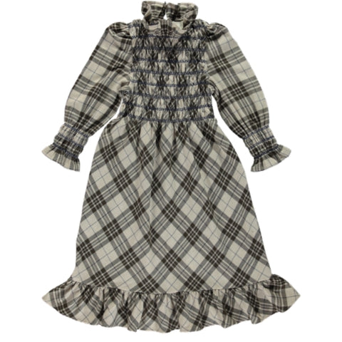 Bebe Organic Old Check Valentina Dress