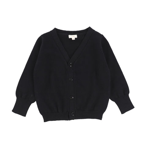 Lil Legs Black V-neck Cardigan