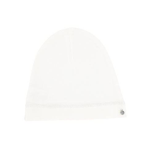 Lil Legs White & Silver Charm Beanie