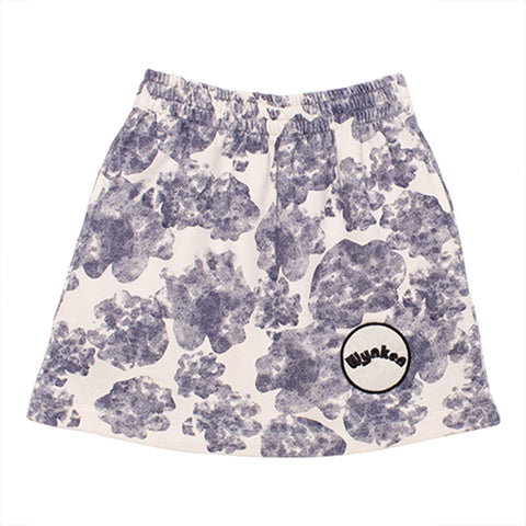 Wynken Milk/Soft Navy Cumulo Track Skirt