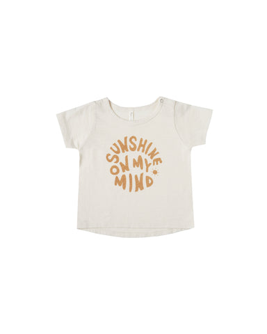 Rylee & Cru Ivory Sunshine On My Mind Basic Tee