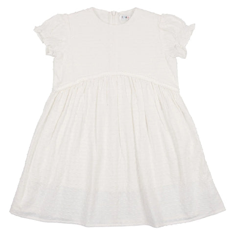 Coco Blanc White Dotted Dress