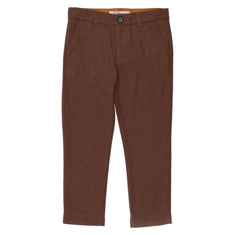 Coco Blanc Mocha Wool Pant