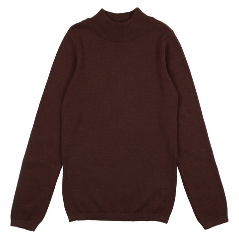 Coco Blanc Mocha Turtle Neck Sweater