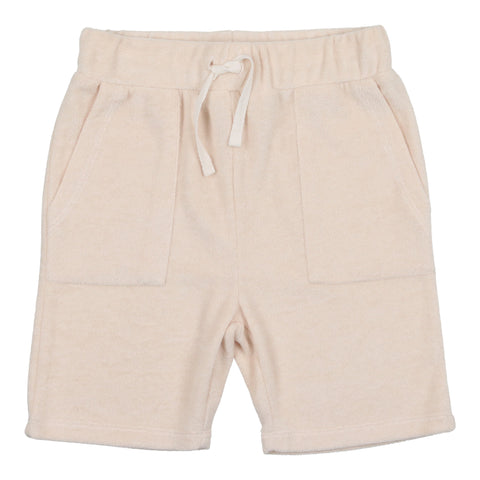 Coco Blanc Antique White Terry Shorts