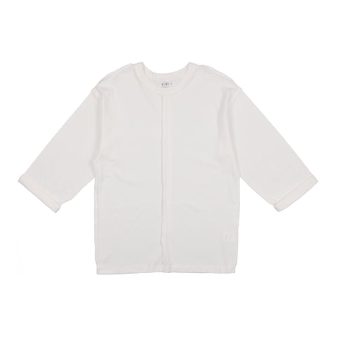 Coco Blanc Antique White Cotton Oversized Tee