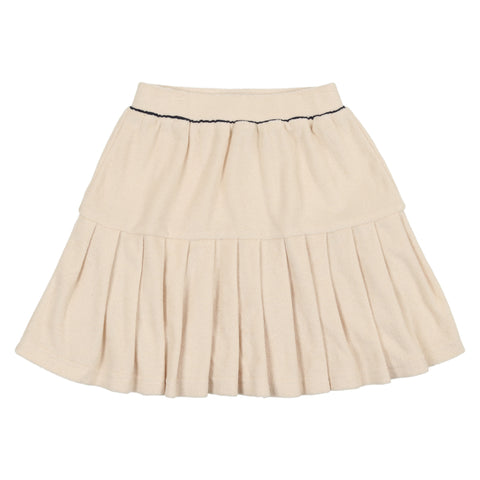 Coco Blanc Cream Terry Skirt