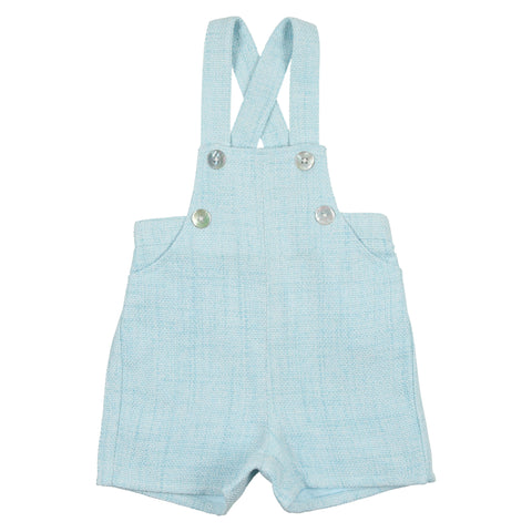 Coco Blanc Pale Blue Woven Overalls