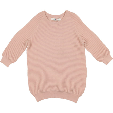 Coco Blanc Smoky Rose Three Quarter Sweater Top