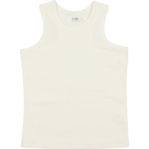 Coco Blanc Cream French Terry Tank