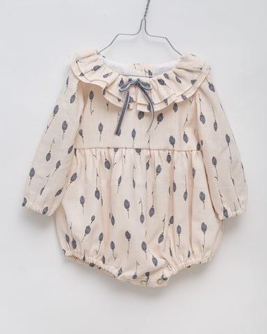 Cosmosophie Blue Flowers Tulipa Elmo Romper