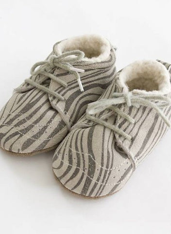 Little Indians Zebra Booties
