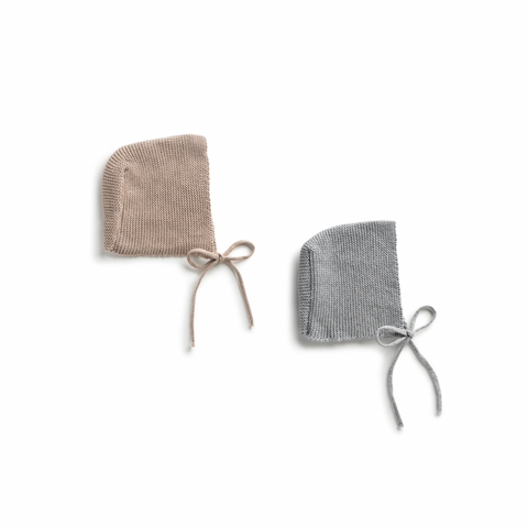 Domani Home Flower Knit Baby Bonnet
