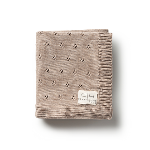 Domani Home Flower Stone Baby Blanket