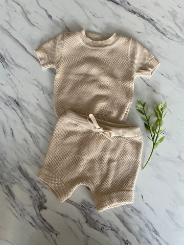 Aymara Ecru Jule Jumper + Greg Shorts Set