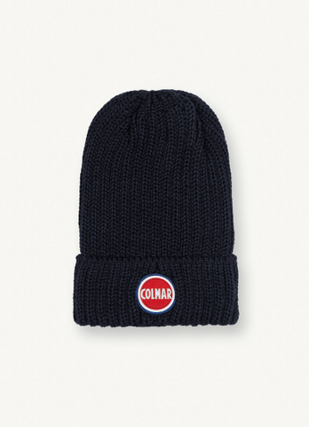 Colmar Black Logo Beanie