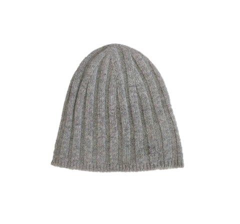 Tocoto Vintage Grey Ribbed Hat