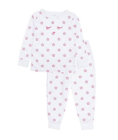 Livly Stockholm Pink Stars PJ Set