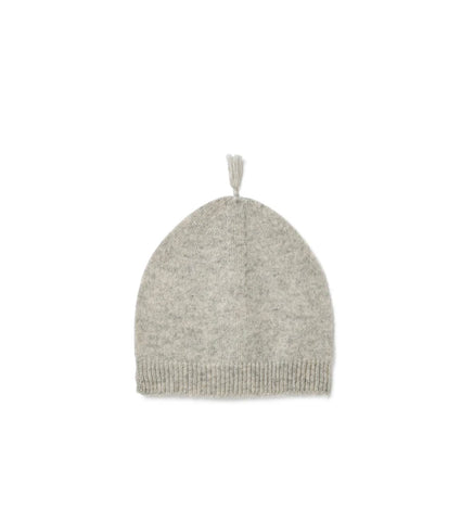 Belle Enfant Silver Grey Marl Tassel Hat