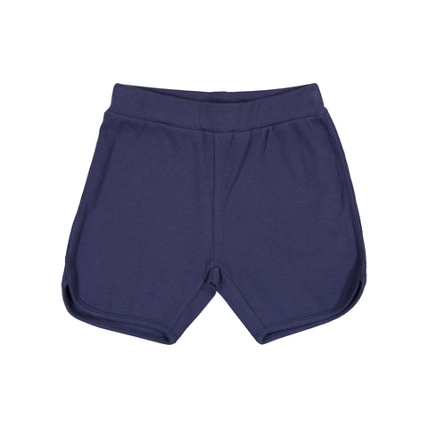 Coco Blanc Blue Ribbed Shorts