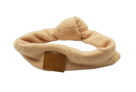 Arbii  Peach ribbed Turban Band