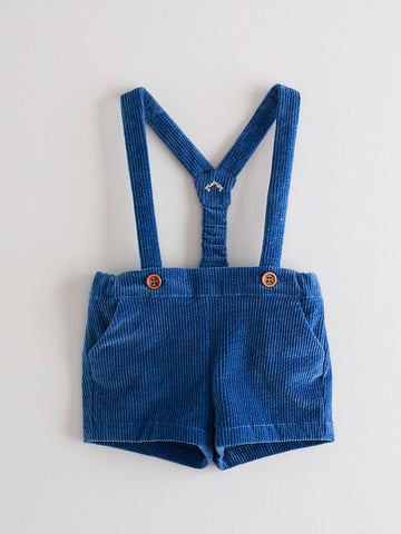 Nanos Blue Corduroy Overalls