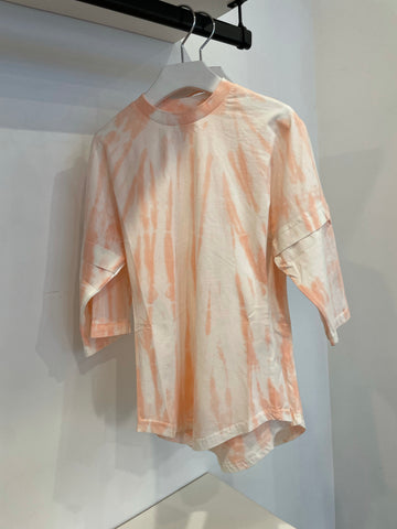 Steph The Label 3/4 Sleeve Tie Dye T-Shirt