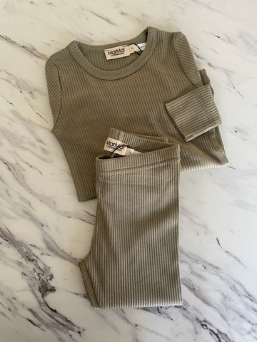 Marmar Copenhagen Light Moss Legging Set