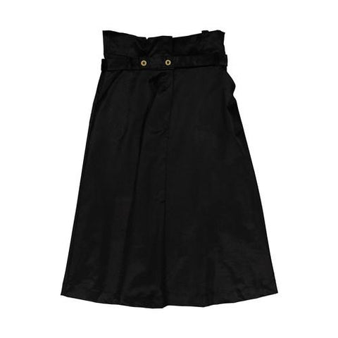 You and Me Black Velvet Skirt