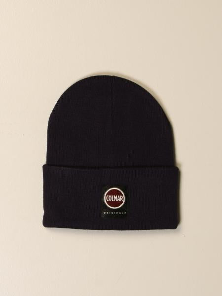 Colmar Navy Fine Rib Knit Hat