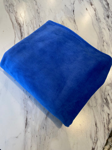 Dream Baby Layette Blue Velour Blanket